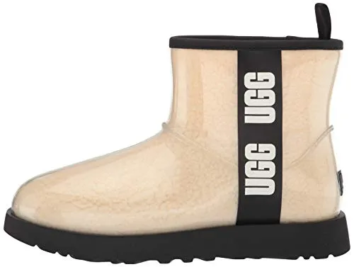 UGG Classic Clear Mini Boot, Natural / Black, Size 7