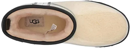 UGG Classic Clear Mini Boot, Natural / Black, Size 7