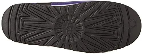 UGG Women's Classic Clear Mini Fashion Boot, Violet Night/Black, 8