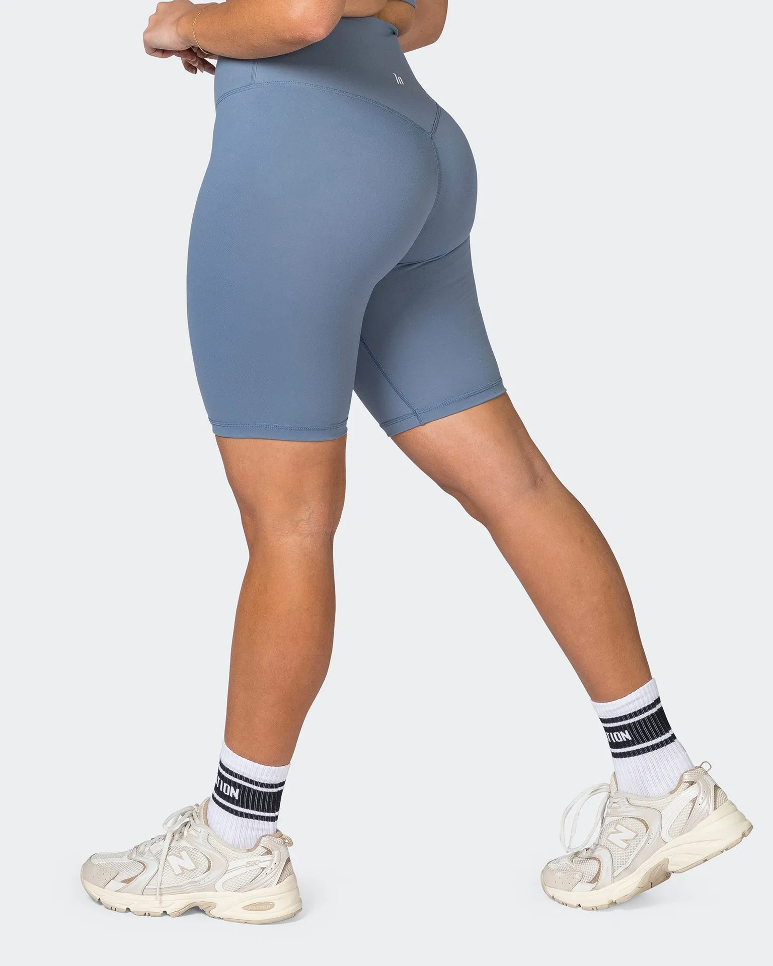 Ultra Signature Referee Length Shorts - Stone Blue