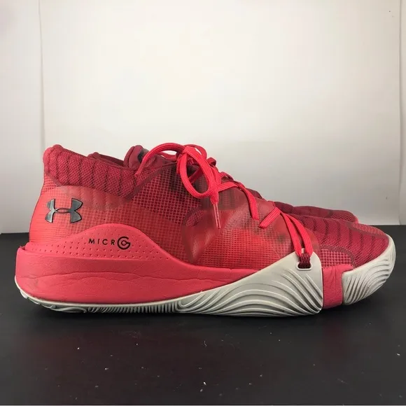 Under Armour Men’s 3021263-603, Anatomix Spawn Red Size 13 Basketball Shoes