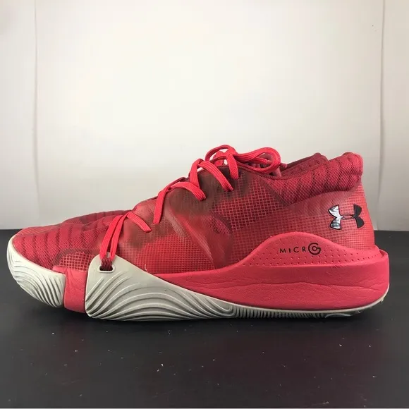 Under Armour Men’s 3021263-603, Anatomix Spawn Red Size 13 Basketball Shoes