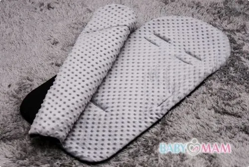 Universal Footmuff cosy toes Pushchair Stroller Buggy Car seat Dimple Grey/Black