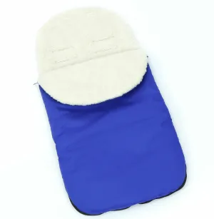 Universal Footmuff Wool/ Dark Blue