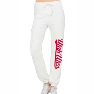 Utah White Joggers