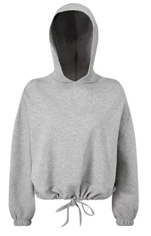 Validate Women's TriDri Cropped Hoody Heather Grey