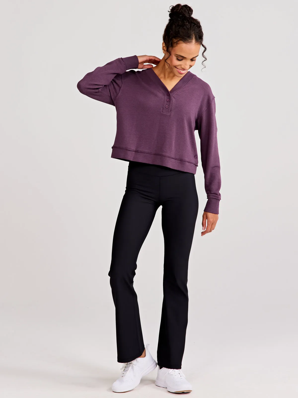 Varsity Henley Sweatshirt