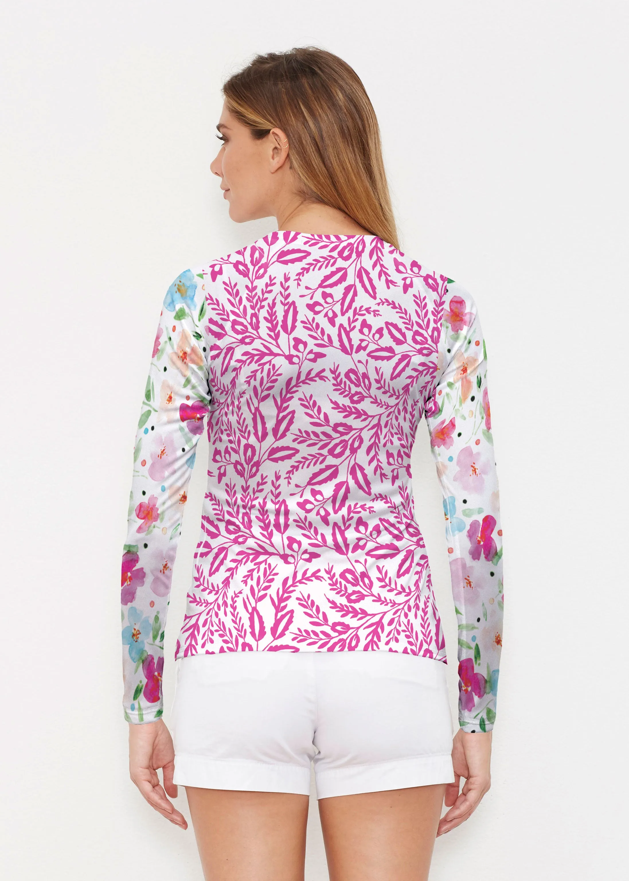 Vibrant Meadow (8026) ~ Long Sleeve Rash Guard