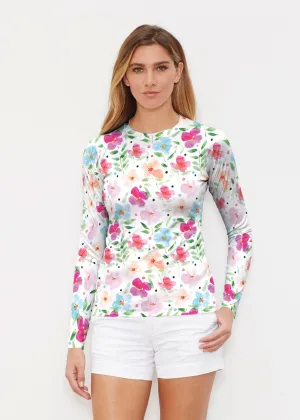 Vibrant Meadow (8026) ~ Long Sleeve Rash Guard