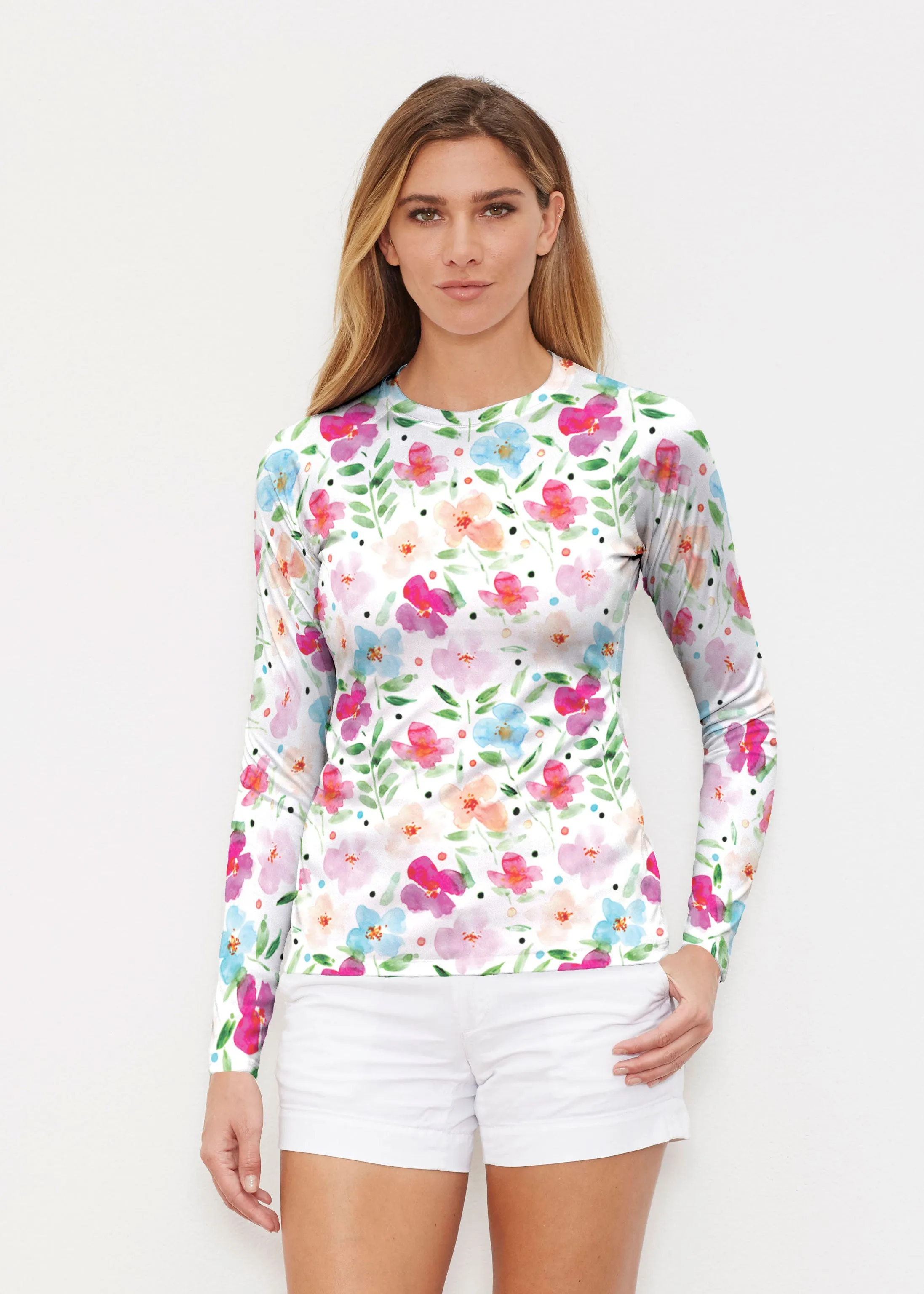 Vibrant Meadow (8026) ~ Long Sleeve Rash Guard