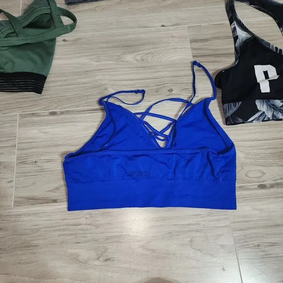 Victoria's Cecret PINK &amp; New Balance Sport Bra Lot of 5 Size L