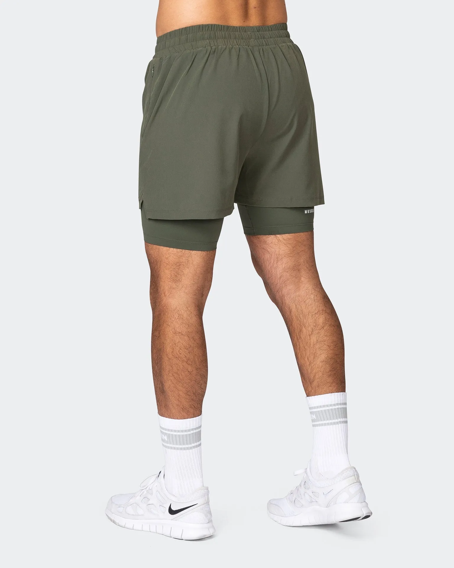 Vigour Training 3" Shorts - Dark Khaki