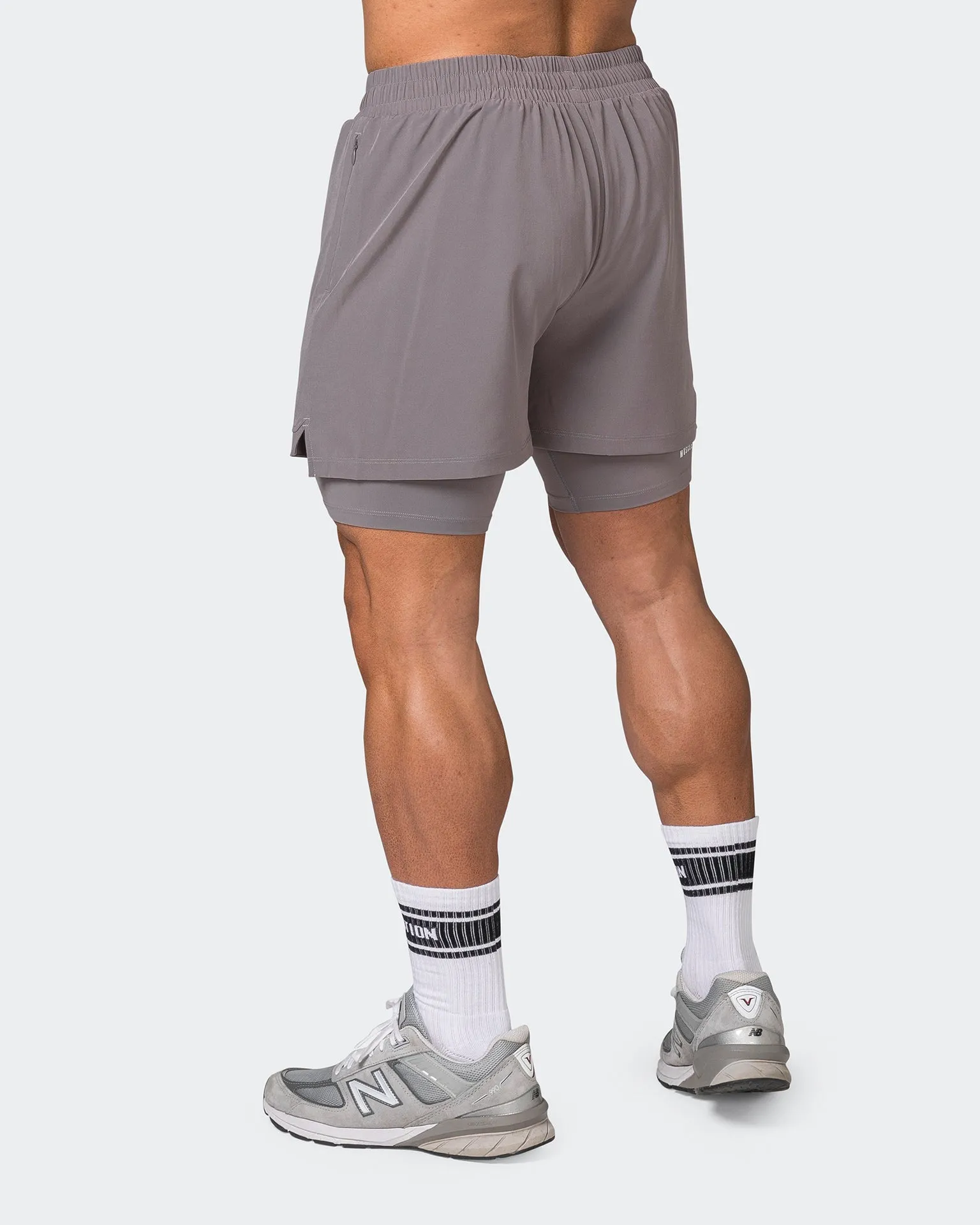 Vigour Training Shorts - Pearl Grey
