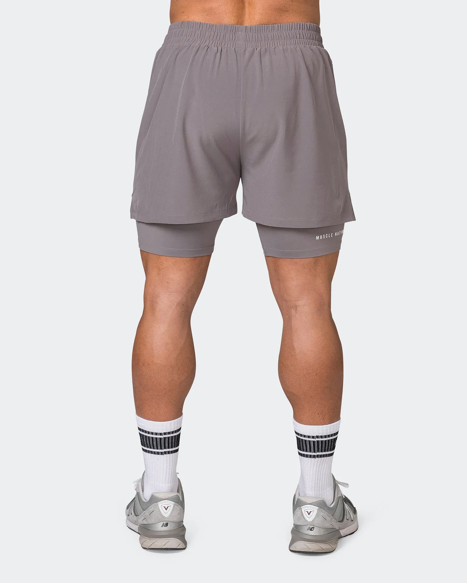 Vigour Training Shorts - Pearl Grey