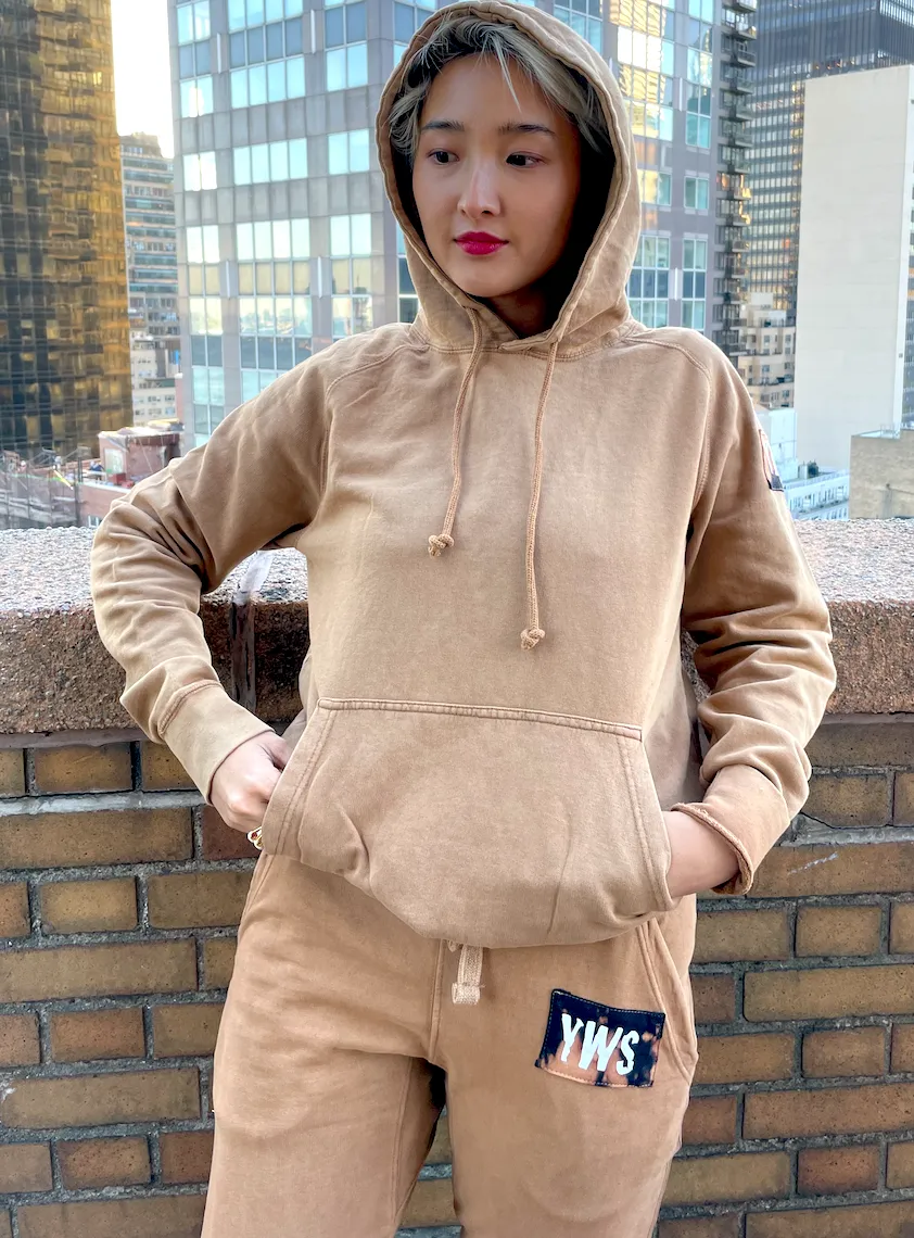Vintage Camel Tie Dye Patch Hoodie