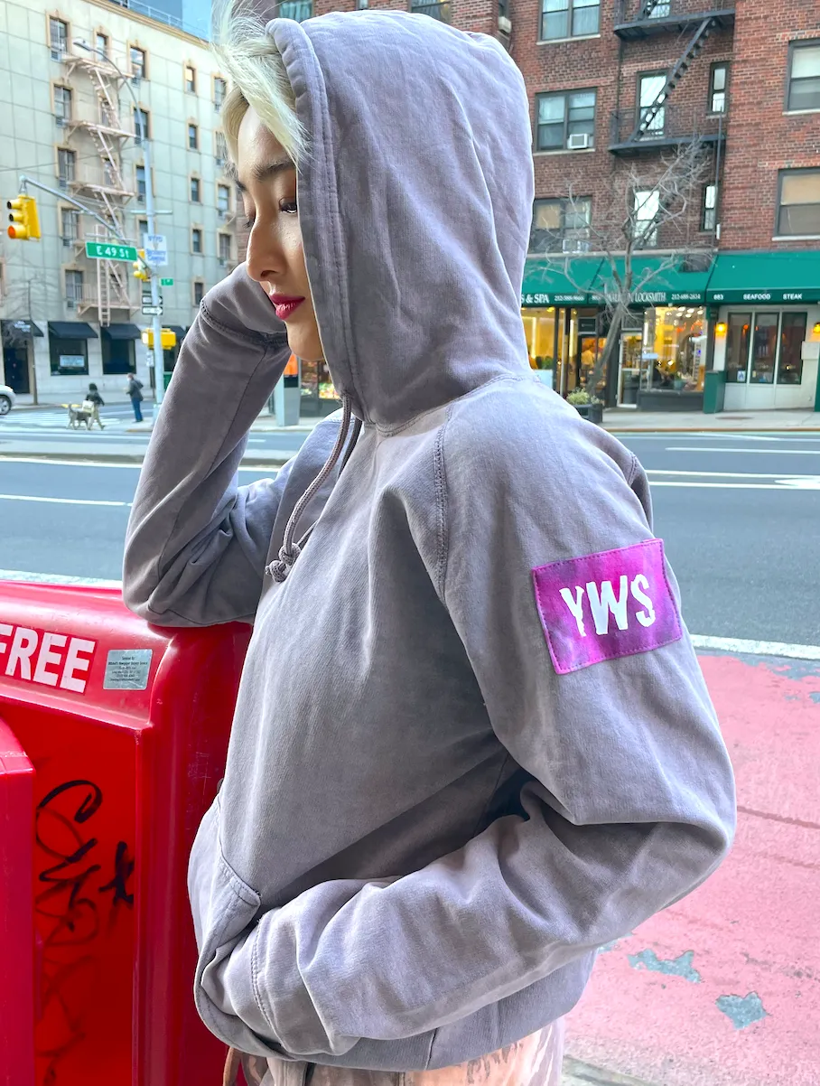Vintage Zinc Tie Dye Patch Hoodie