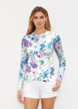 Violet (16228) ~ Long Sleeve Rash Guard