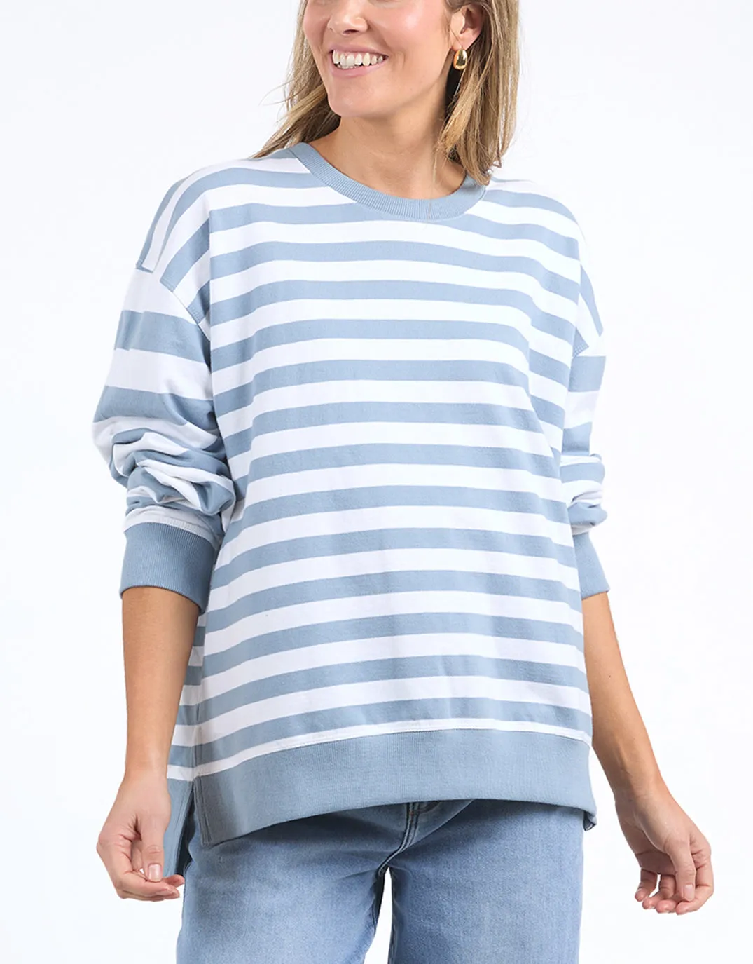Vivid Crew - Steel Blue Stripe