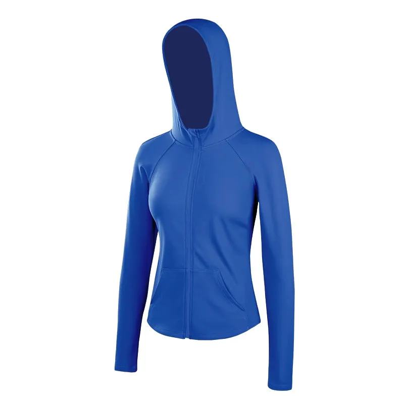 Wake up Slim-Fit Hood Cycling Running Sport Coat