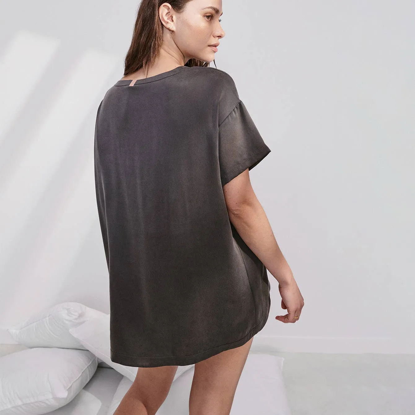 Washable Silk Tee Set
