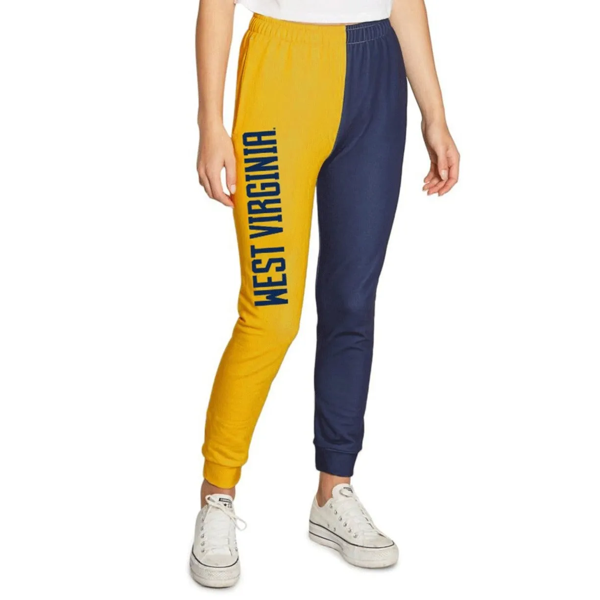West Virginia Mountaineers Two Tone Sweatpants