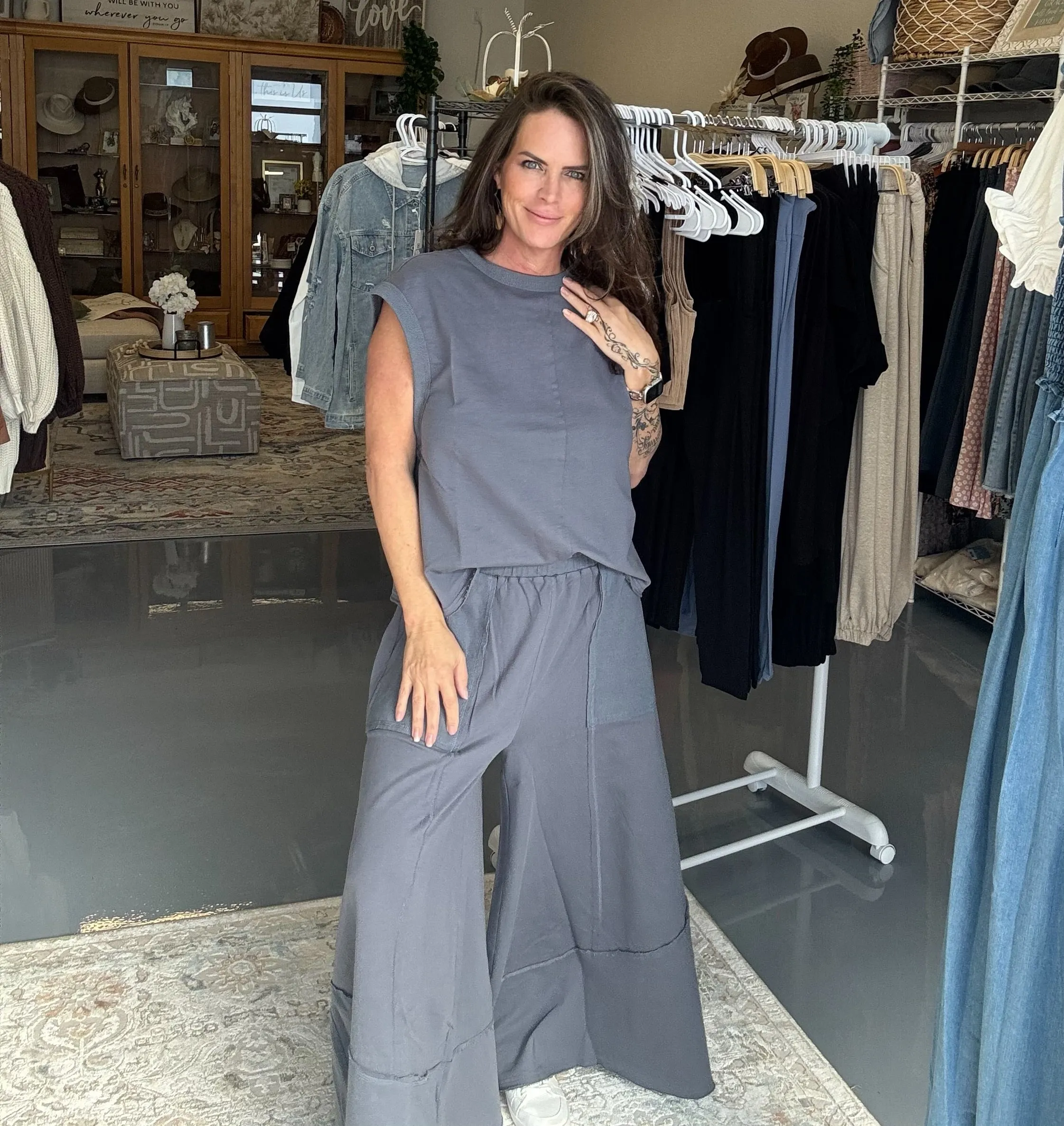 Wide Leg Sweatpants