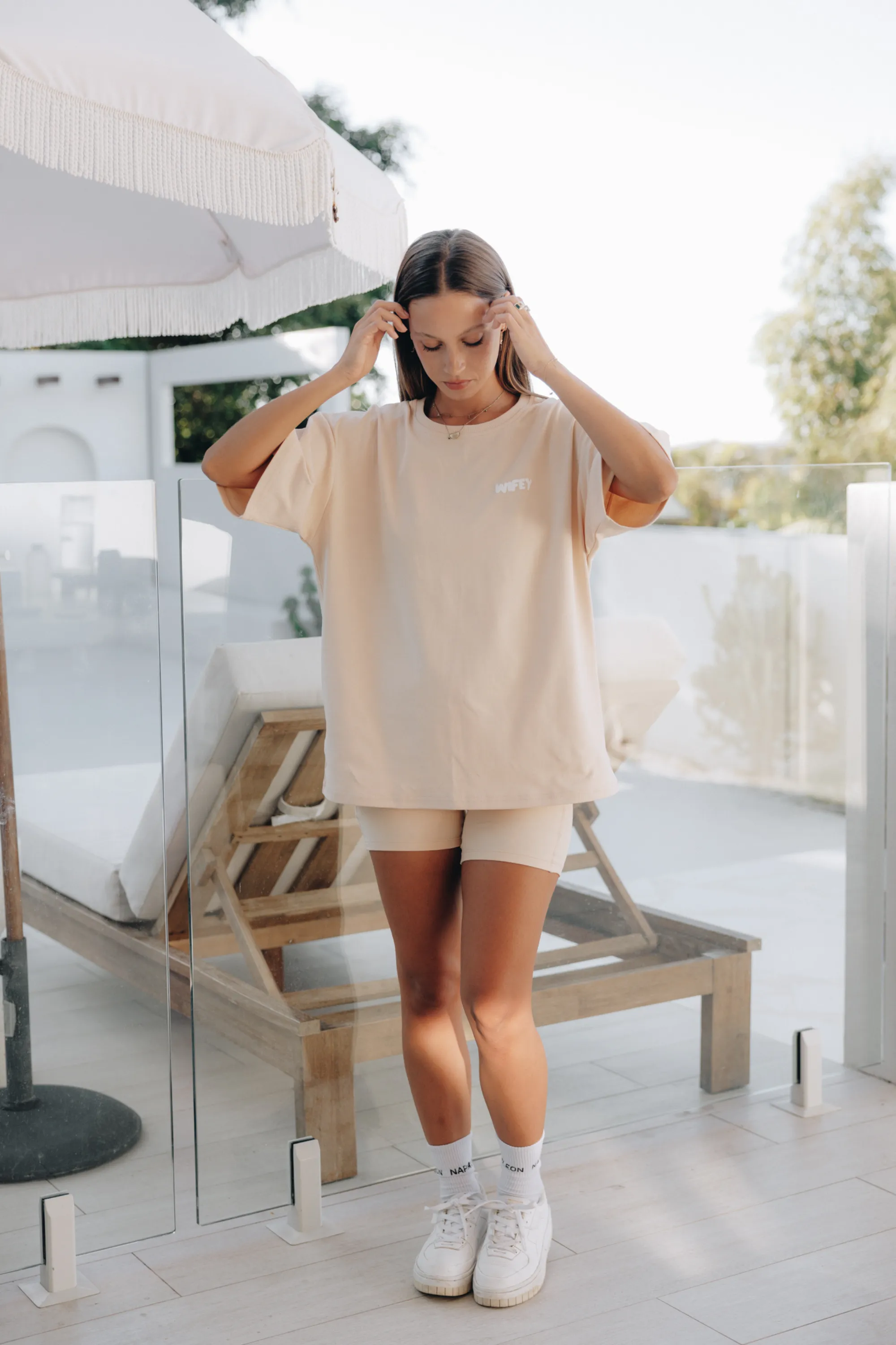 Wifey Tee - Beige