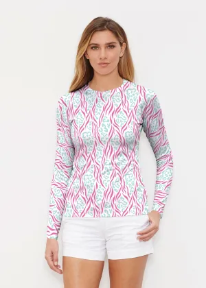 Wild Duo Berry (7937) ~ Long Sleeve Rash Guard