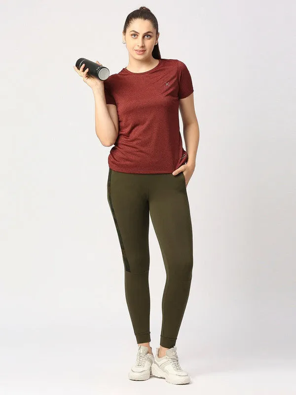Women Olive Green Solid Joggers - COMBAT WILD-OL