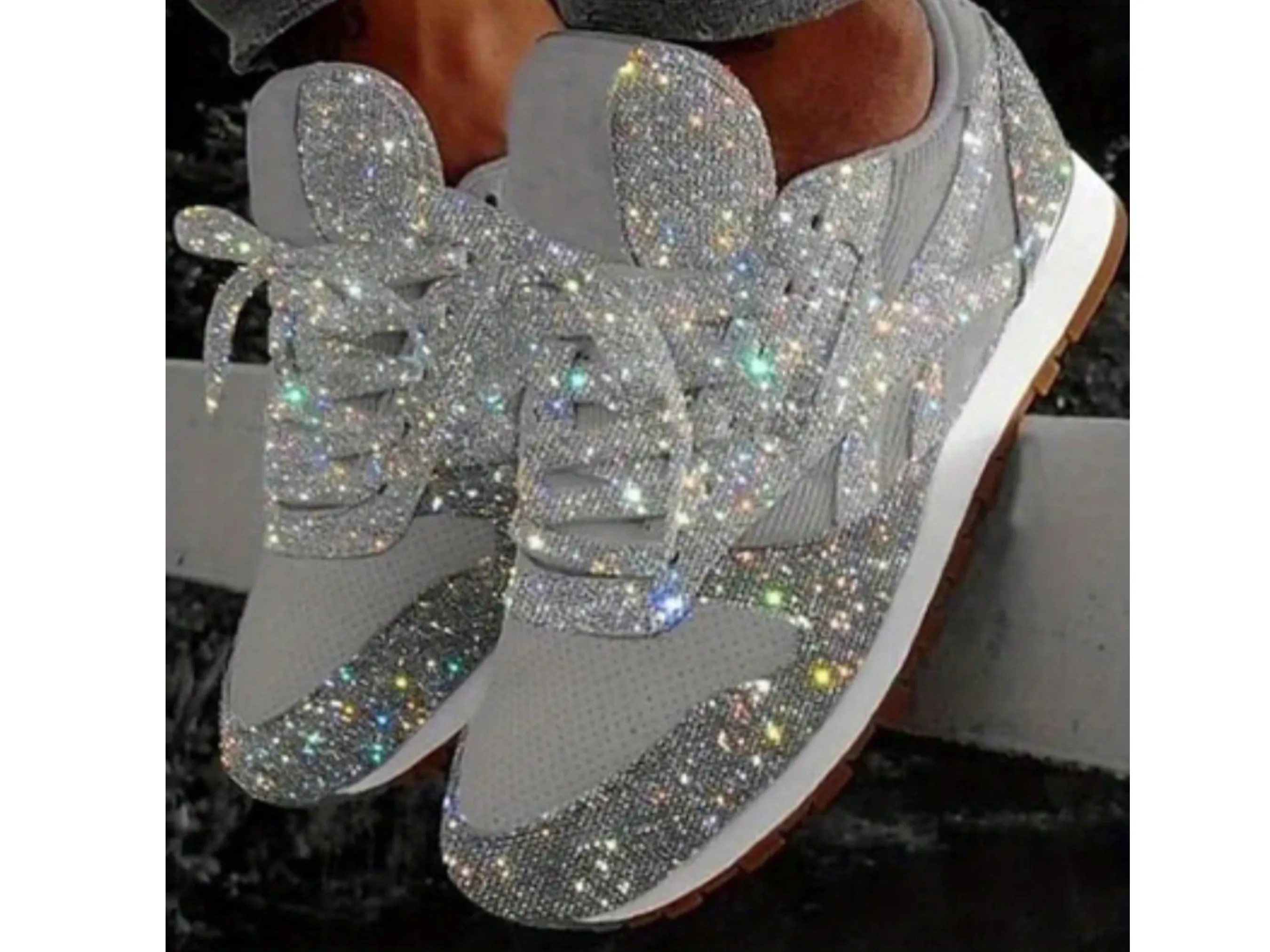 Women's Glitter Sequins Sports Shoes