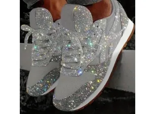 Women's Glitter Sequins Sports Shoes