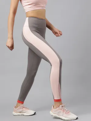 Women's high waist coloblock training tights