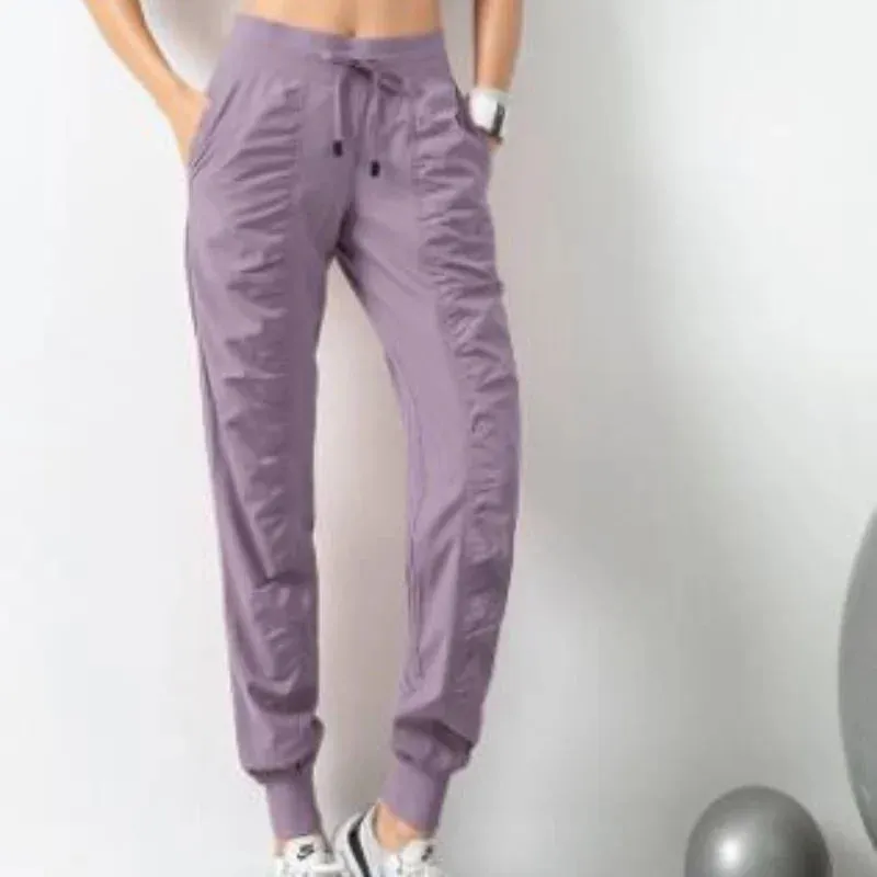 Women's Quick Dry Drawstring Running Joggers