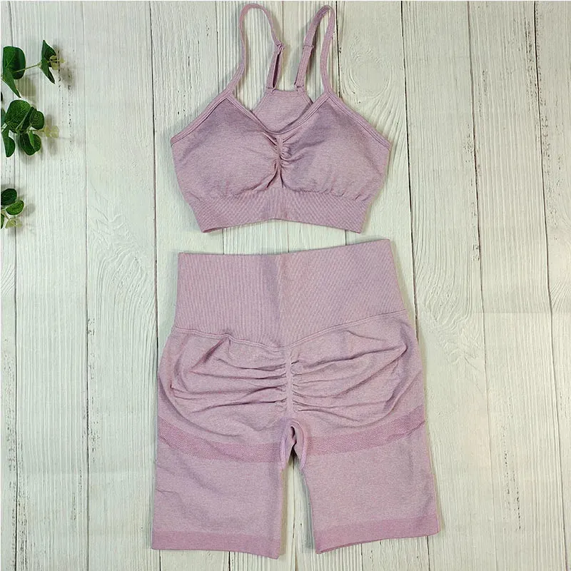 Women's Seamless Fitness Set - Yoga Sportswear Clothing, Gym Outfit, Workout Tracksuit