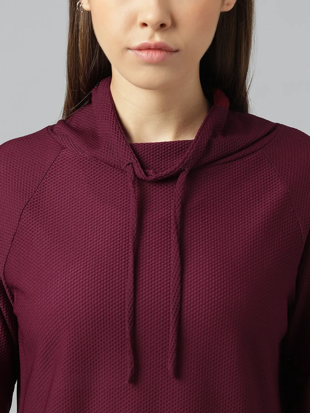 Women's self design sweat top