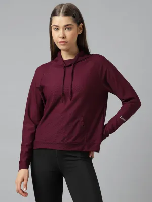 Women's self design sweat top