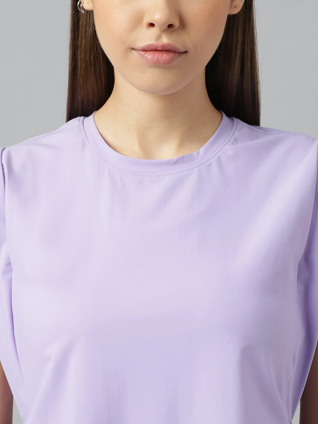 Women's side pull up crop top