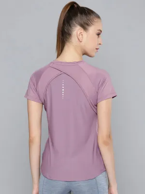 Women's Slim Fit Lavender T-shirt