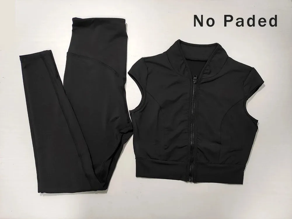 Women's Sport Outfit Suit for Fitness Gym Set, Dry Fit Workout Clothes, Tracksuit Sportswear