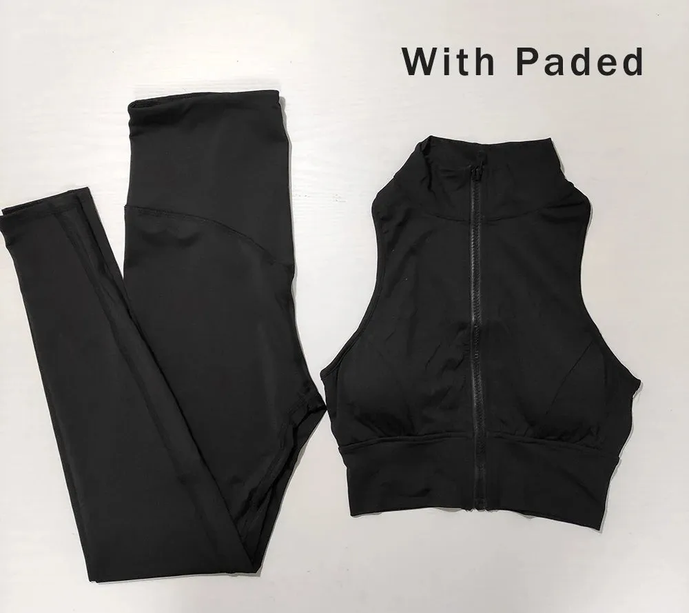 Women's Sport Outfit Suit for Fitness Gym Set, Dry Fit Workout Clothes, Tracksuit Sportswear