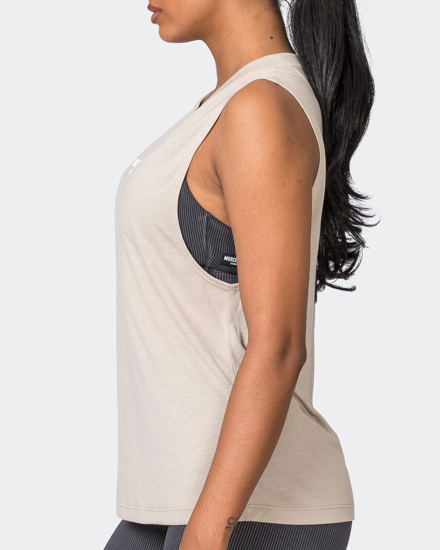 Worldwide Drop Arm Tank - Bone