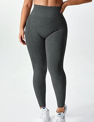 YEOREO Workout Leggings for Women Seamless High Waist Leggings Gym Exercise Yoga Pant Scrunch Butt Lifting Tights