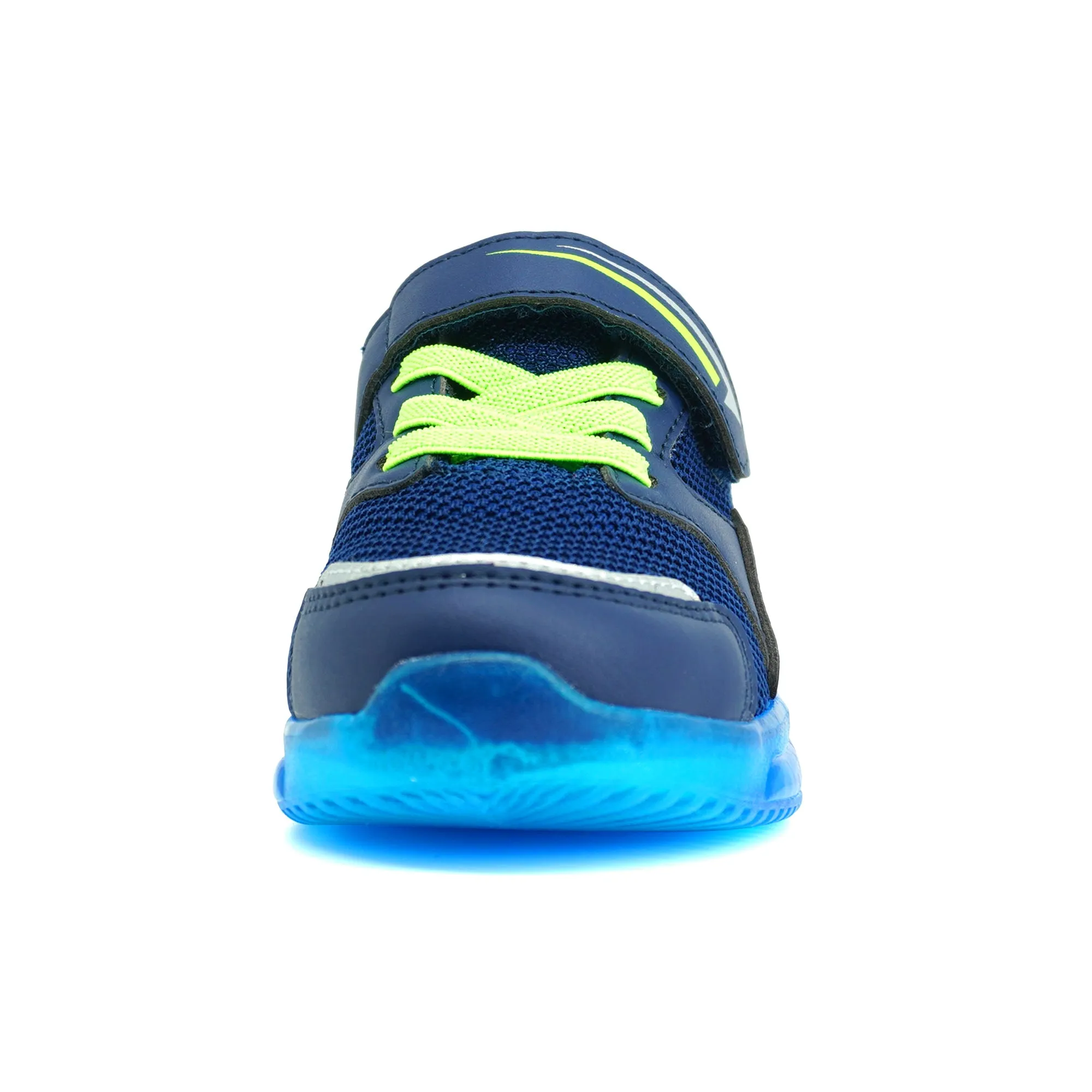 YESKIS Toddler Boys Light Up Shoes Dark Blue