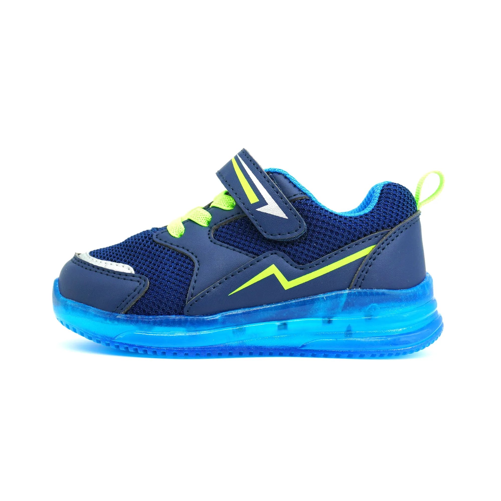 YESKIS Toddler Boys Light Up Shoes Dark Blue