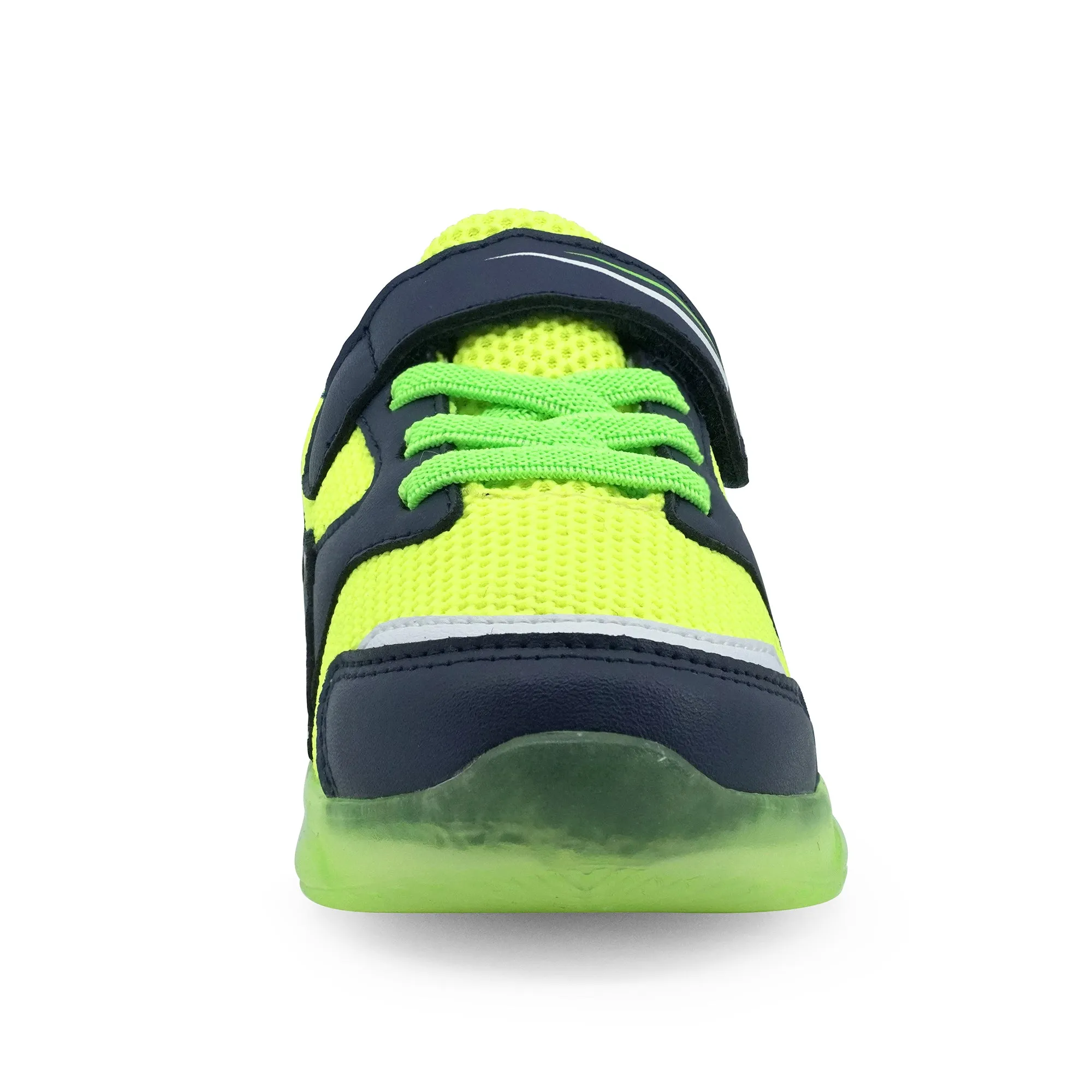 YESKIS Toddler Boys Light Up Shoes Green
