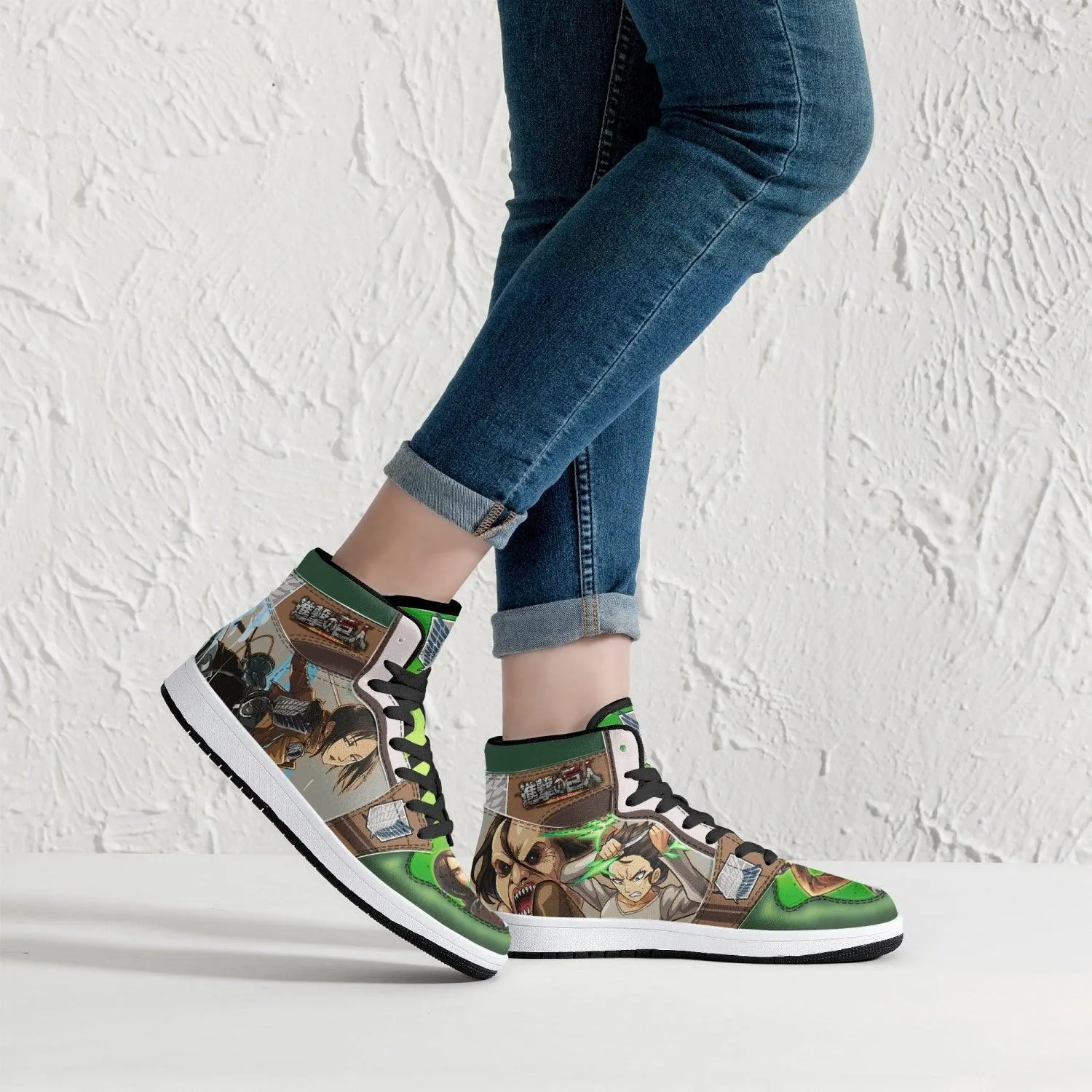 Ymir Revelation Attack on Titan Mid 1 Basketball Shoes