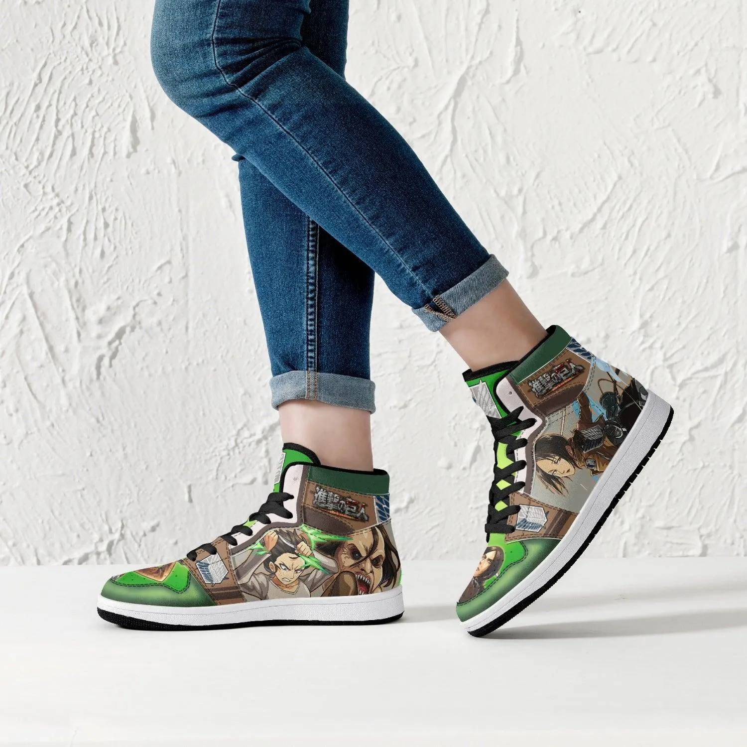 Ymir Revelation Attack on Titan Mid 1 Basketball Shoes