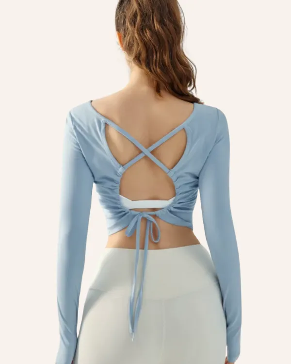 Yoga Gym Shirt Sierra Criss-Cross