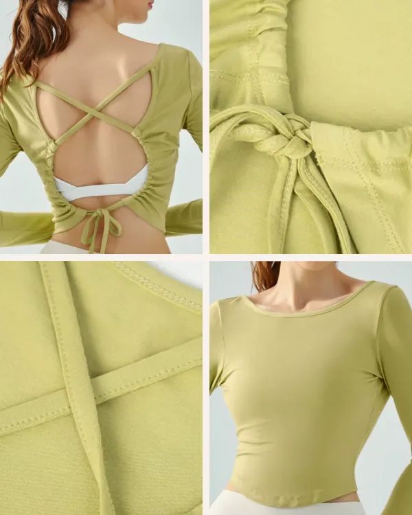 Yoga Gym Shirt Sierra Criss-Cross
