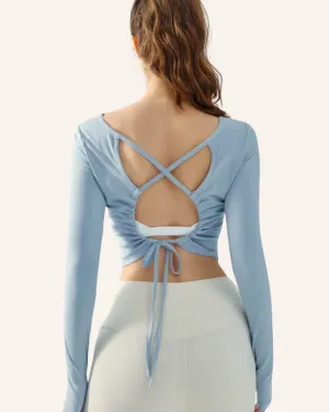 Yoga Gym Shirt Sierra Criss-Cross